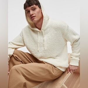 Mode Of One Men's Long-Sleeve Boucle Relaxed Hoodie